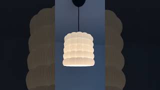 3D printed lamp shade Video by simonauhrova3d on insta [upl. by Nnylhtak]