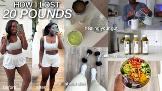 how I lost 20 POUNDS in 3 MONTHS  tips for healing your gut cutting sugar amp building discipline [upl. by Elkin]