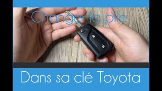 Comment changer la pile dans une clé Toyota [upl. by Remo]