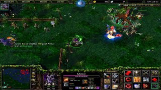 Warcraft Gaming  Dota Lod 674C v5d  Lone Druid Vs Team 2  Defense Of the Ancients  Path 37 [upl. by Beaver469]