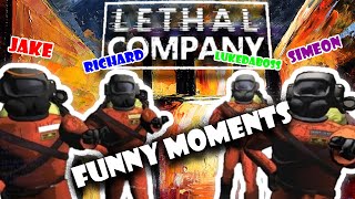 the FUNNIEST NEW Scary Game Lethal Company [upl. by Htidirem366]