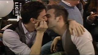 Gay Couple Mocked for PDA by Bar Patrons  What Would You Do  WWYD  ABC News [upl. by Louls802]