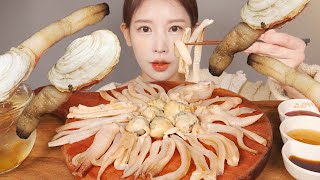 조개 중에 제일 맛있는🐘 코끼리조개 숙회 먹방 Elephant Clam Shell eating showmukbang korean food [upl. by Atikat873]