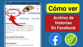 Cómo ver el archivo de historias en Facebook método 2024  Ver archivo de historias [upl. by Iolenta]