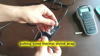 Dymo 160 Label Manager Maker adapter fix DIY [upl. by Noreg608]