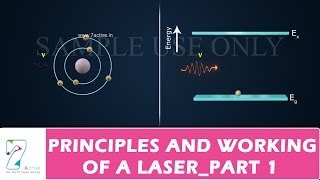 PRINCIPLES AND WORKING OF A LASER PART 1 [upl. by Josiah]