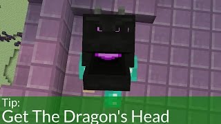 How To Get The Dragons Head In Minecraft 19 [upl. by Leunamesoj571]