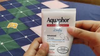 Aquaphor Healing Ointment Review And Unboxing  Diaper Rash Cream For Babies  Aquaphor  Baby [upl. by Bocoj]