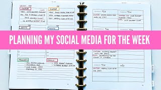 Social Media Plan With Me [upl. by Dlarrej605]