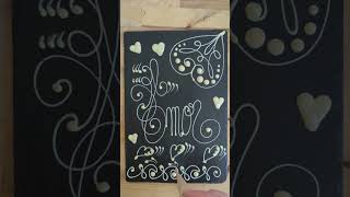 Écriture en chocolat quotAmorquot chocolat art chocolatier calligraphy cookies chocolate tuto diy [upl. by Kaila]