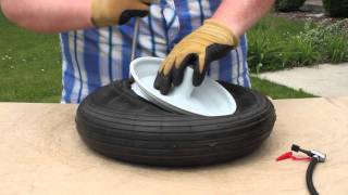 Mounting Small Trailer Tires By Hand  Is It Worth It [upl. by Stiegler89]