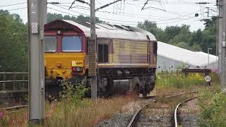 66199 0Z66 1126 Arpley Yard  Mossend Yard depart Carlisle 29 062024 [upl. by Kuebbing]