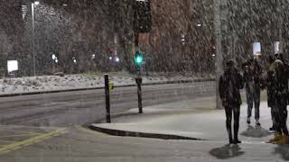 HEAVY snowfall in Bristol UK [upl. by Lali]