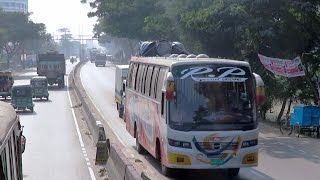 BRTC new Bus Dhaka to Narayanganj Double Decker [upl. by Sidoon]