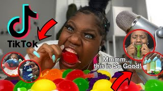 I Tried ASMRTik Tok Fruit Jelly Candy 2am [upl. by Neveda]