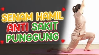 Senam Hamil Mengatasi Sakit Punggung  Ayu Harisyah Putri  Medikacare [upl. by Awjan380]