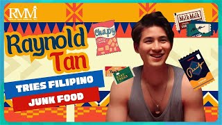 Raynold Tan tries Filipino Snacks  The Day I Loved You Exclusive [upl. by Atnovart]