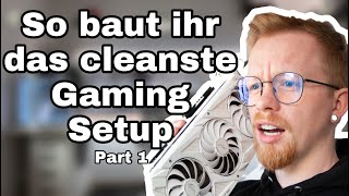 So baut ihr das cleanste Gaming Setup  Part Tisch und Kabelmanagement [upl. by Eecyal]