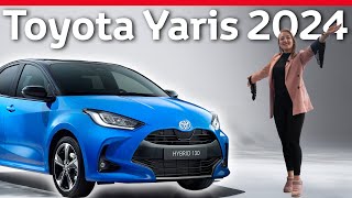 Toyota Yaris Facelift 2024  Alle Neuerungen des beliebten Kleinwagens [upl. by Naujik]