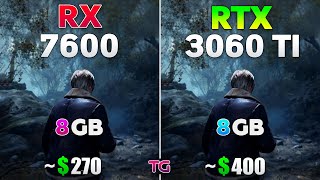 RX 7600 vs RTX 3060 Ti  Test in 10 Games [upl. by Azeel]