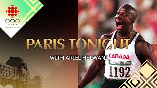 Julien Alfred 100m winner Mens 100m PREDICTIONS old rivalries with Donovan Bailey  Paris Tonight [upl. by Alisa]