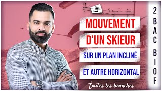 2 BAC BIOF  Les lois de NEWTON  Mouvement sur un plan [upl. by Linc]