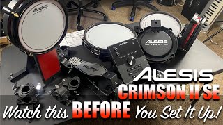 Alesis Crimson II Set Up Everything You Need To Know BEFORE You Set It Up [upl. by Talich]