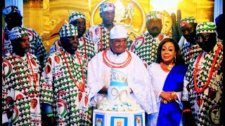 How Atiku Led PDP Leaders To Esama of Benin Chief Gabriel Igbinedion’s 90th Birthday Celebration [upl. by Adniuqal]