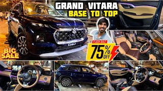 Grand Vitara Sigma Base to Top Modified From Gazipur UP ✅ Grand Vitara Base to Top [upl. by Aymer]