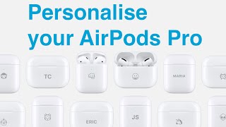 Unboxing ENGRAVED Apple AirPods Pro [upl. by Lyndon]