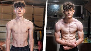 My Best Friends Insane 30 Day Body Transformation from Skinny to Muscular [upl. by Ennazzus]