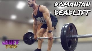 How to Perform Romanian Deadlift  Hamstring Leg Exercise [upl. by Yatnahs]