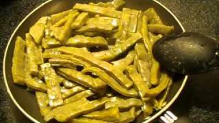 Fried Cactus Nopales Frito [upl. by Ahseit796]