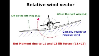 Why planes have Dihedral angle on the wings dihedral effect Lateral stability Rolling moment [upl. by Aneerol182]