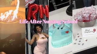 STUDYING FOR NCLEX•ARCHER REVIEW•GRADUATION PARTY [upl. by Tamqrah]