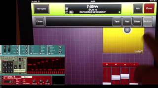 Reason controlled by Sonic Logic iPad MIDI Controller [upl. by Ikey]