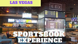 Las Vegas Sport Book Experience 2020 edition The Book BET MGM Cosmopolitan Etc [upl. by Ardnuek478]