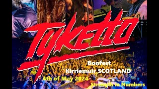 Tyketto live at Bonfest Kirriemuir 4th May 2024 Strength in Numbers [upl. by Dlanigger832]