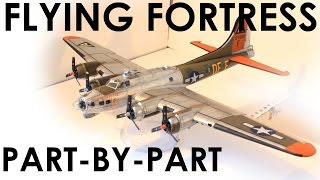 Revell B17G Flying Fortress PartbyPart Build  Model Aircraft [upl. by Brand913]