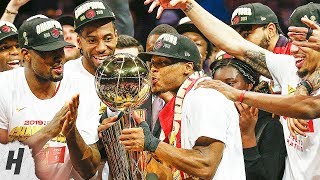 Toronto Raptors Full Trophy Presentation with Interviews  June 13 2019 NBA Finals [upl. by Obala]