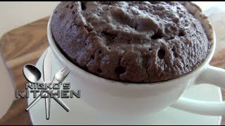 5 MINUTE MOCHA MUG CAKE  Nickos Kitchen [upl. by Ulberto]