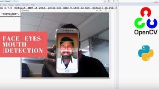 Haar Cascade Object Detection using OpenCVFace  Eyes  Mouth [upl. by Connor]