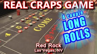 HOT amp COLD TABLE  Live Craps Game 55  Red Rock Casino Las Vegas NV  Inside the Casino [upl. by Emirac]