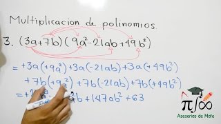 Multiplicación de polinomios  Ejemplo 3 [upl. by Wolfson]