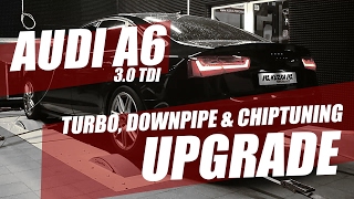 Audi A6 4G 30 TDI Turbo Downpipe amp Chiptuning [upl. by Nessaj]