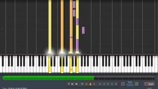 Linkin Park  Iridescent on Piano Tutorial  MIDI [upl. by Idnym603]