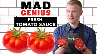 How to Make Fresh Tomato Sauce 3Ingredients  Food amp Wine [upl. by Noffets]