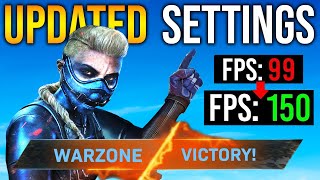 Season 3 FPS Boost BEST Warzone Settings Verdansk 84 [upl. by Iturhs919]