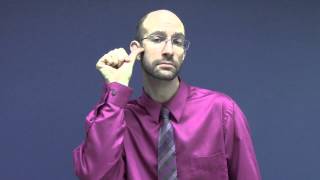 ASL Vocabulary  Past Tense [upl. by Wyndham]