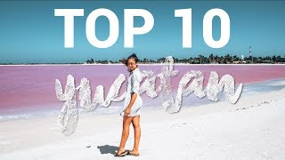 TOP 10 ORTE YUCATAN HALBINSEL MEXIKO die man gesehen haben sollte ∙ Reisetipps amp Sehenswürdigkeiten [upl. by Aridan]